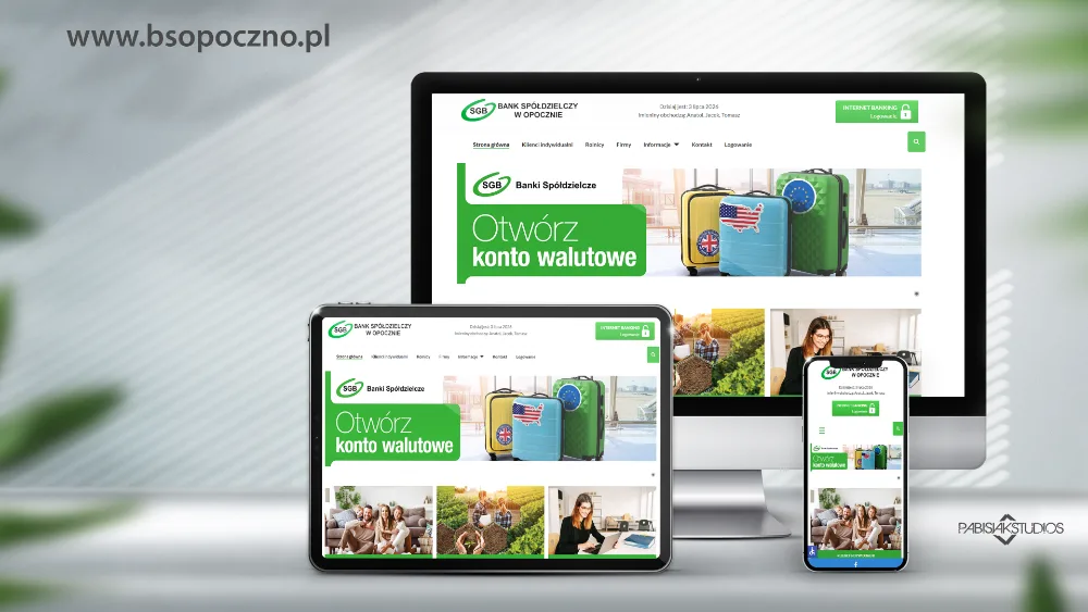 Bank Spółdzielczy w Opocznie - realizacja Pabisiak Studios