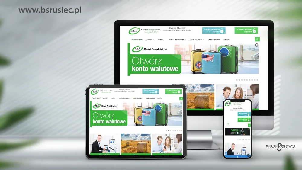 Realizacja www - Bank Spółdzielczy w Ruścu